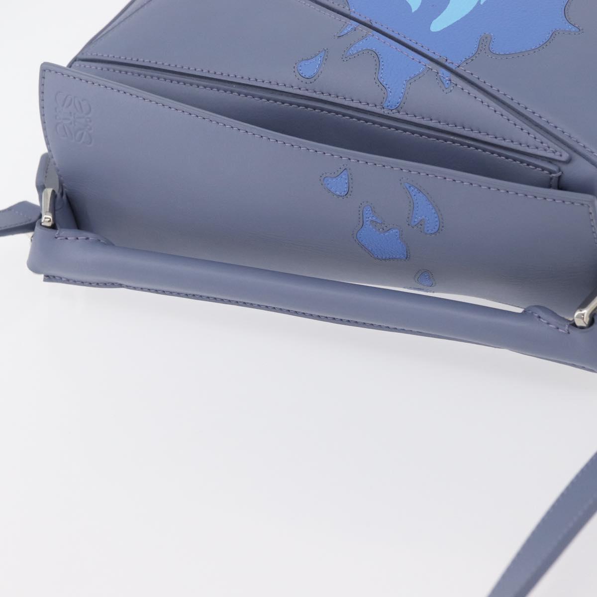 LOEWE × Ghibli Howl's Moving Castle Puzzle Bag Calcifer 2way Blue