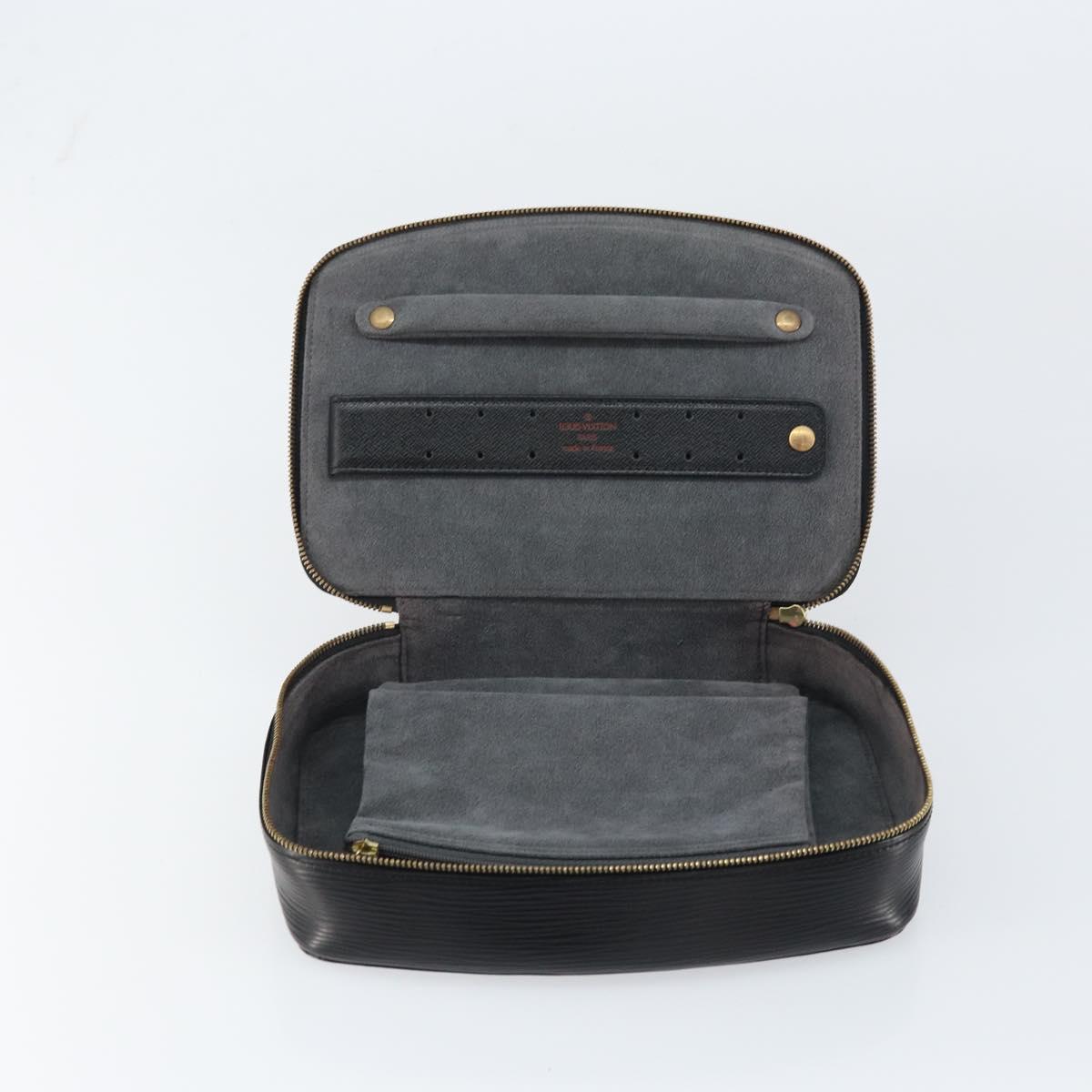 LOUIS VUITTON Epi Posh Monte Carlo Jewelry Box Black M48362 LV