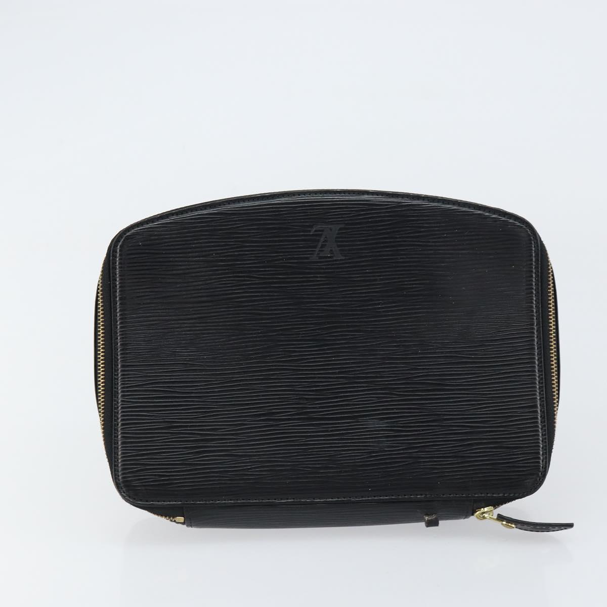 LOUIS VUITTON Epi Posh Monte Carlo Jewelry Box Black M48362 LV