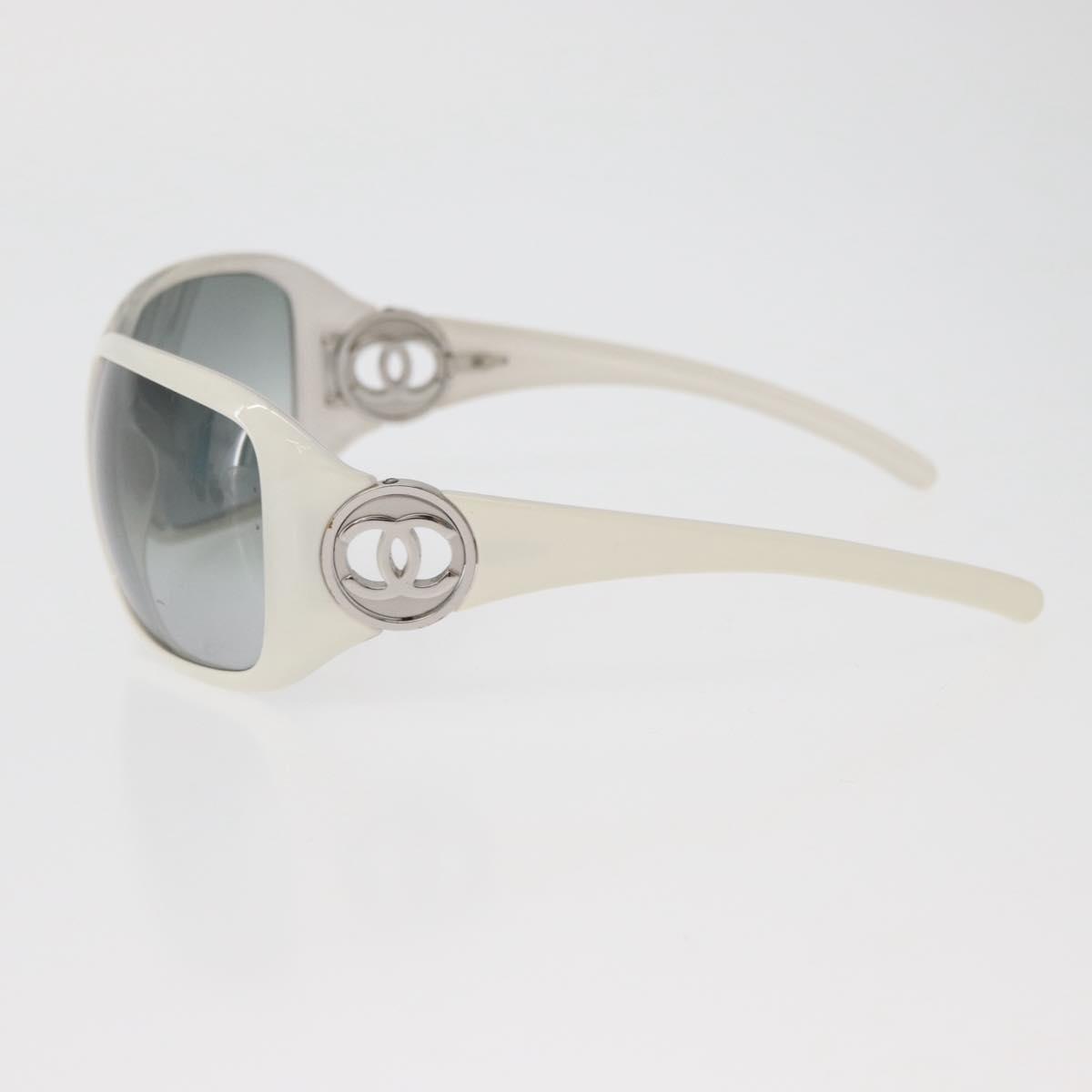 CHANEL Sunglasses plastic White CC Auth CHANEL Sunglasses plastic White CC Auth 162589 | eBay main image 4