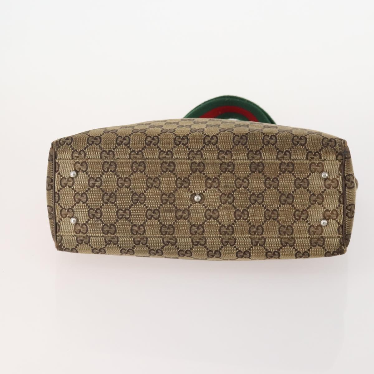 GUCCI GG Supreme Canvas Web Sherry Line Shoulder Bag PVC 3 Set