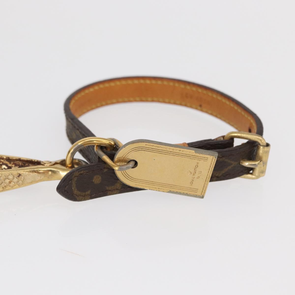 LOUIS VUITTON Less Baxter MM/Collier Baxter XS Leash M58703/M58056