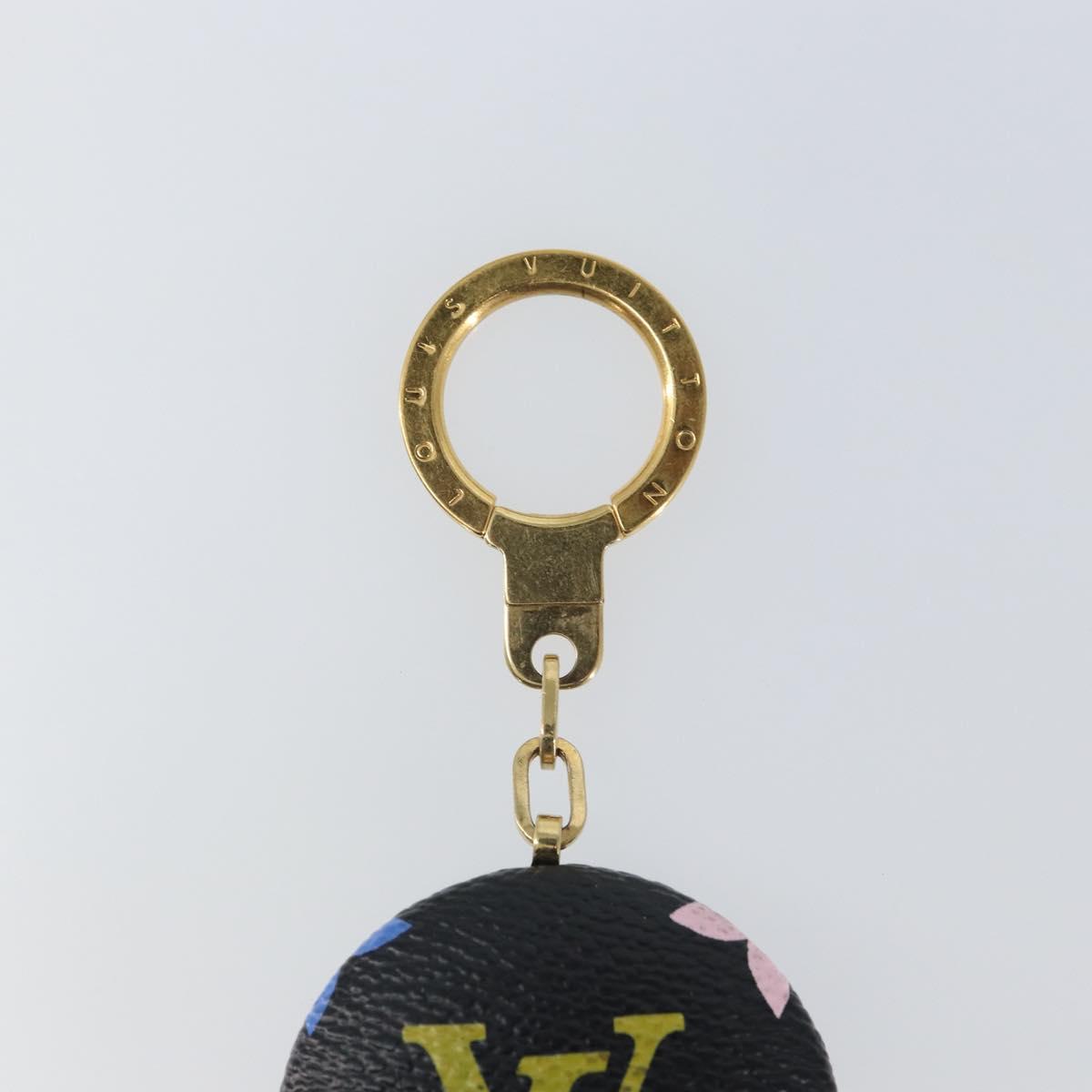 のん LOUIS VUITTON Monogram Multicolor Astropill Key Holder Black