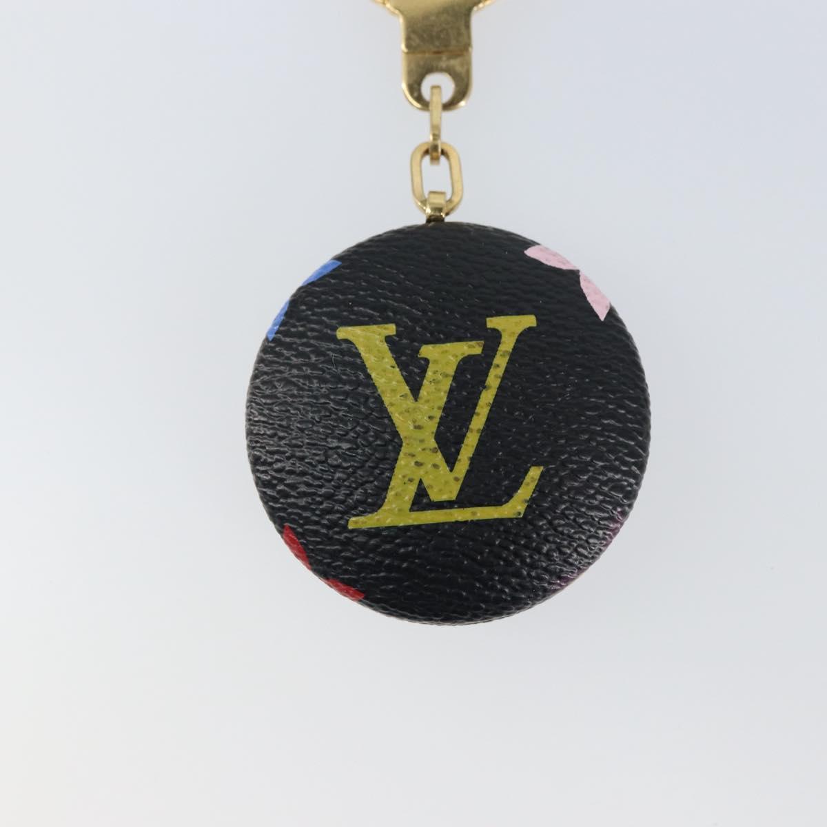 のん LOUIS VUITTON Monogram Multicolor Astropill Key Holder Black