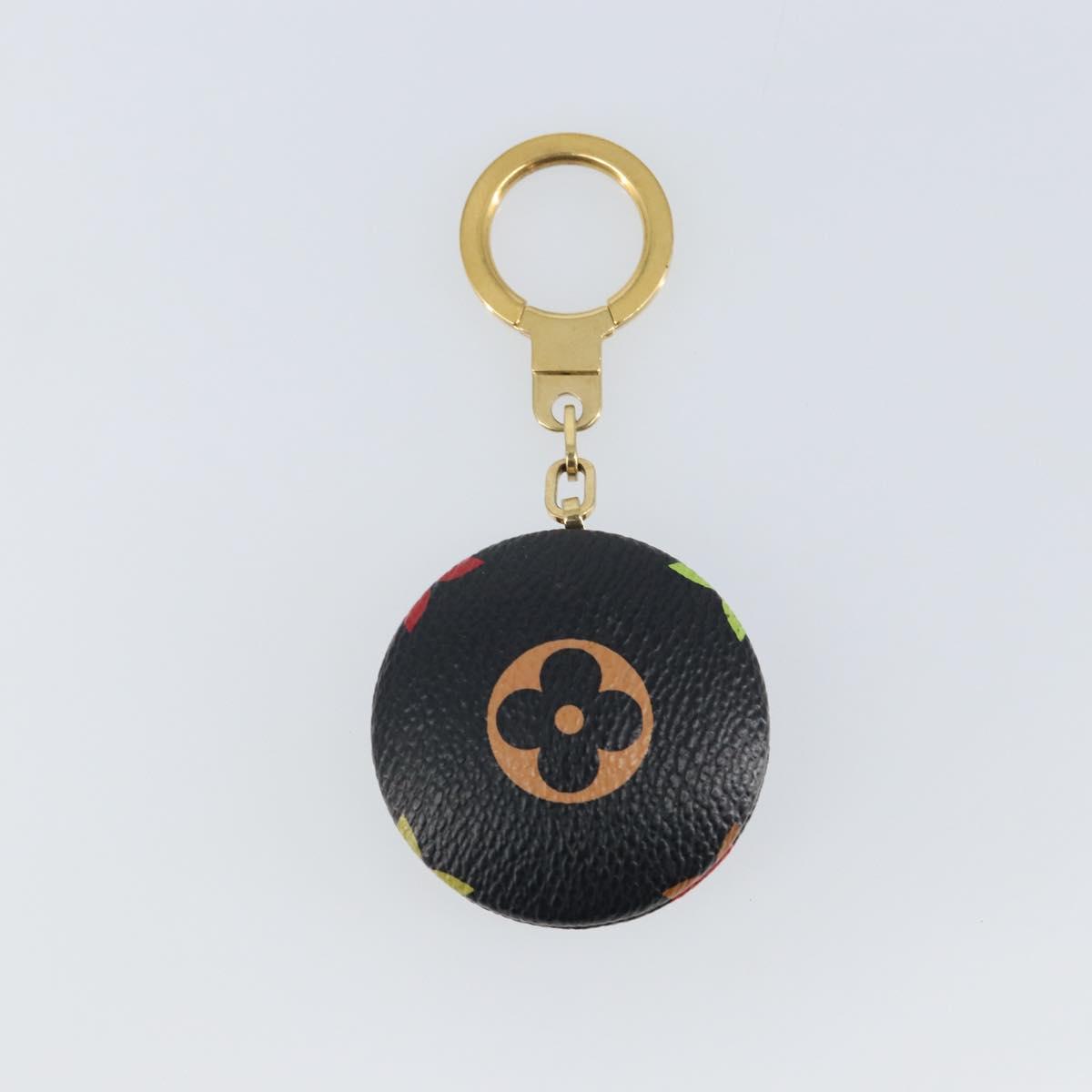 のん LOUIS VUITTON Monogram Multicolor Astropill Key Holder Black