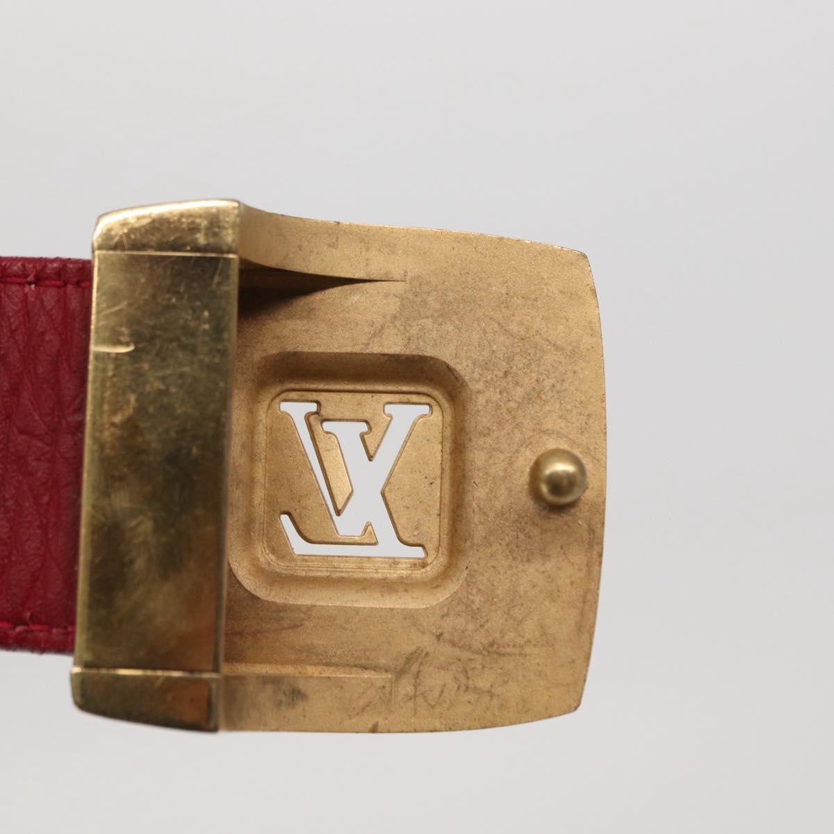 LOUIS VUITTON Multicolor Ceinture Carre LV Cut Belt White LV  display picture 3