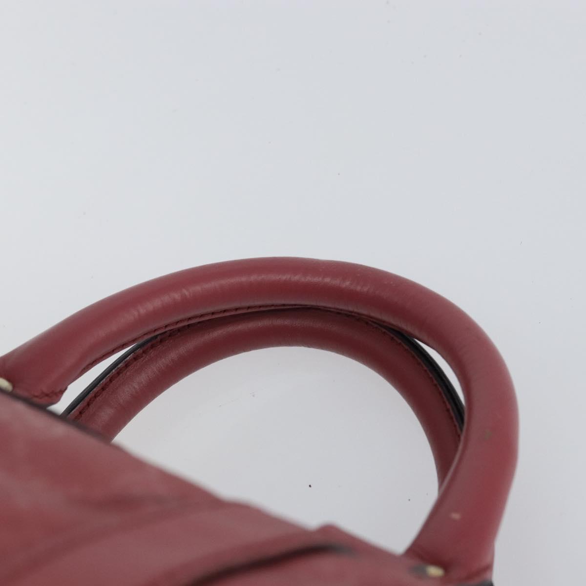 GUCCI GG Implementation Boston Bag PVC Gold Pink 193603 Auth
