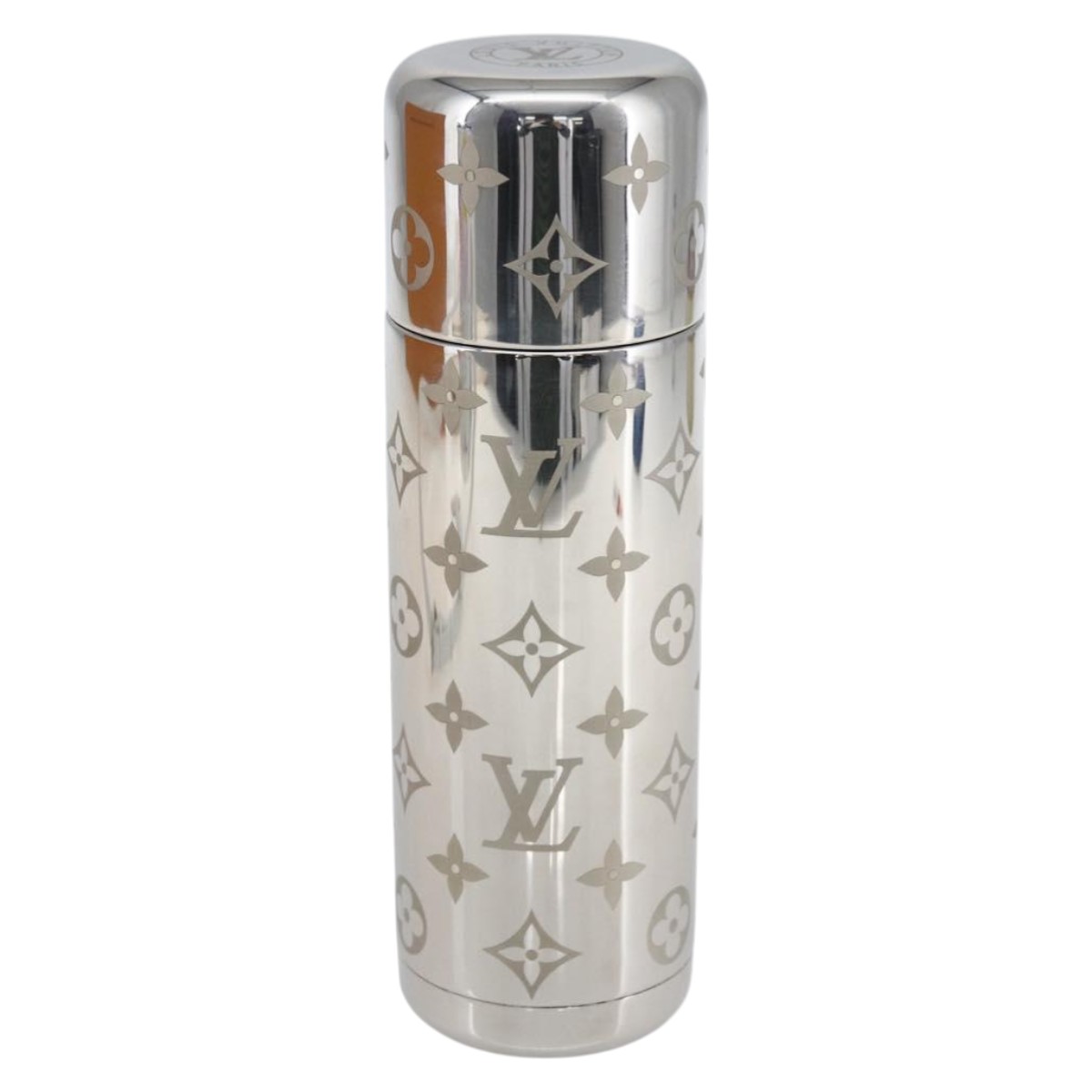 LOUIS VUITTON Monogram Watercolor Flask Holder Water White GI0625