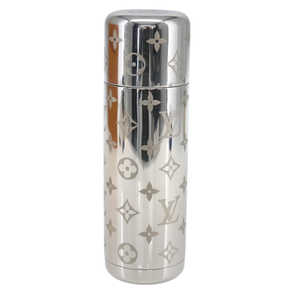 LOUIS VUITTON Monogram Watercolor Flask Holder Water White GI0625