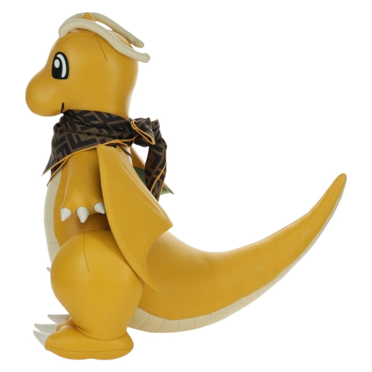 FENDI FENDI x FRGMT x POKÉMON Dragonite Stuffed Leather Yellow