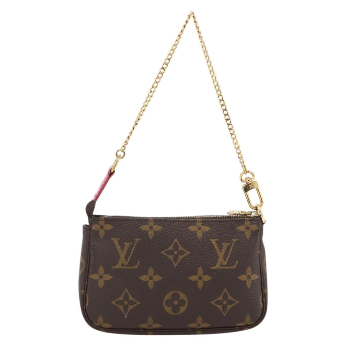LOUIS VUITTON Monogram Vivienne Mini Pochette Accessoires M81637