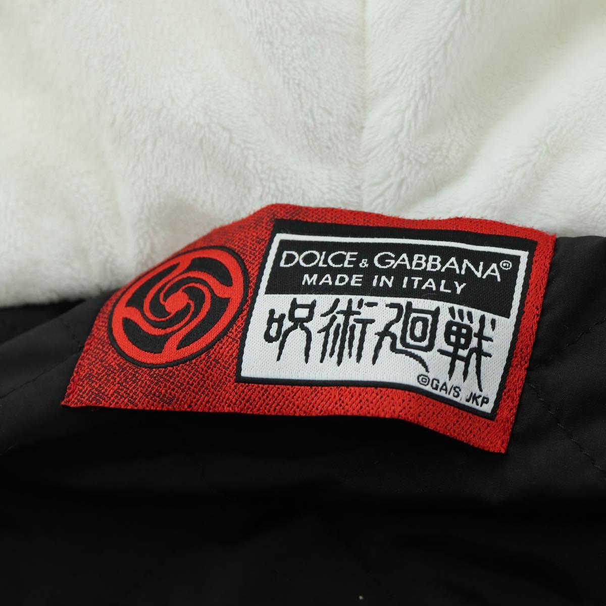 DOLCE&GABBANA D&G x Jujutsu Kaisen Fur Blouson Panda Jacket White