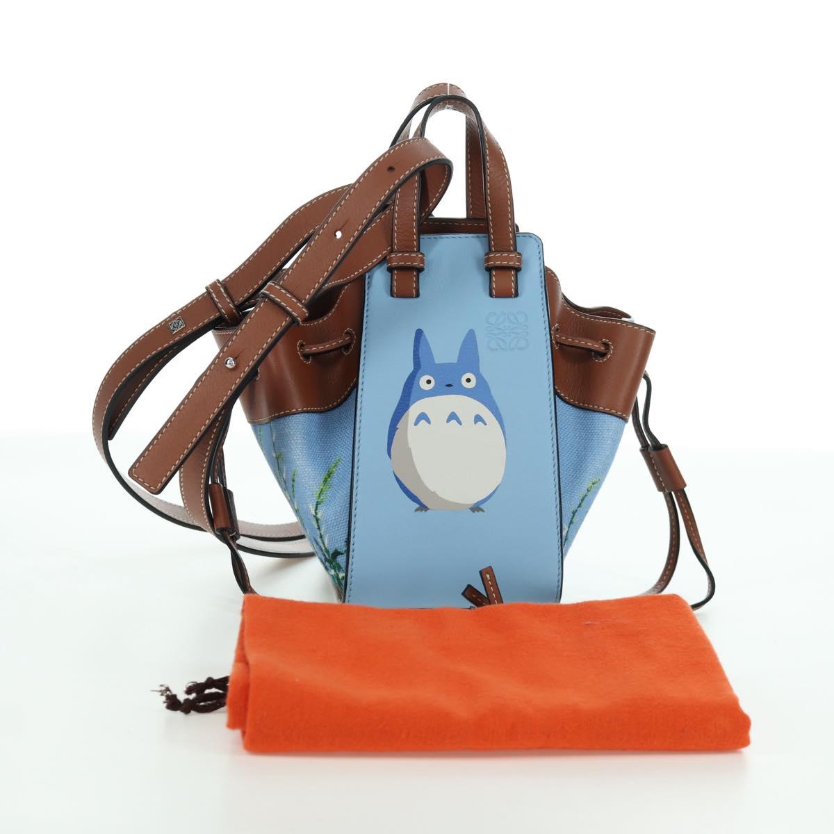 LOEWE × Ghibli My Neighbor Totoro Hammock Draw Sling Medium Totoro