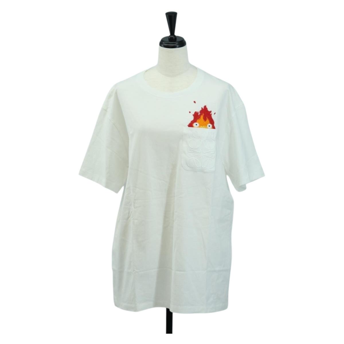 LOEWE × Studio Ghibli Howl's Moving Castle Calcifer T Shirt Cotton