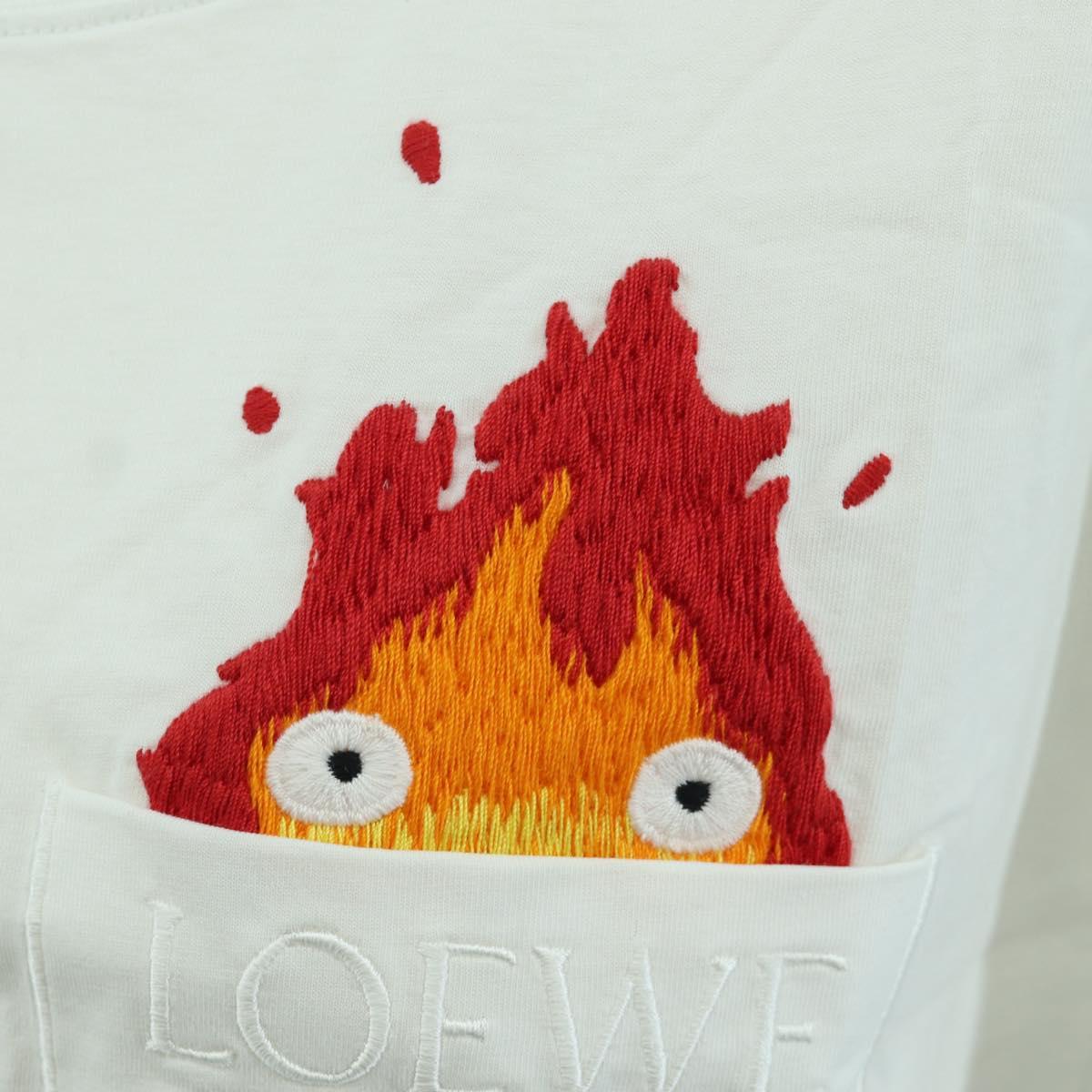 LOEWE × Studio Ghibli Howl's Moving Castle Calcifer T Shirt Cotton