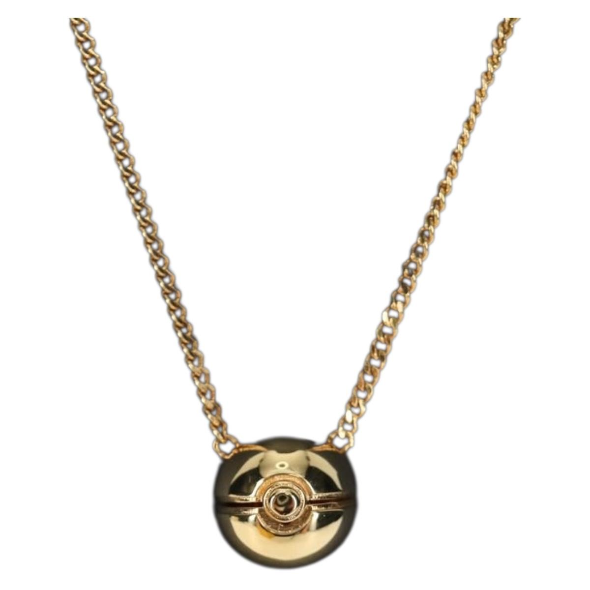 FENDI FENDI x FRGMT x POKÉMON Pok Ball Necklace metal Gold Tone