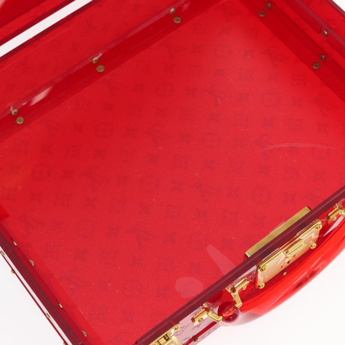 LOUIS VUITTON Monogram See Through Cotoville 40 Trunk Glass M13182
