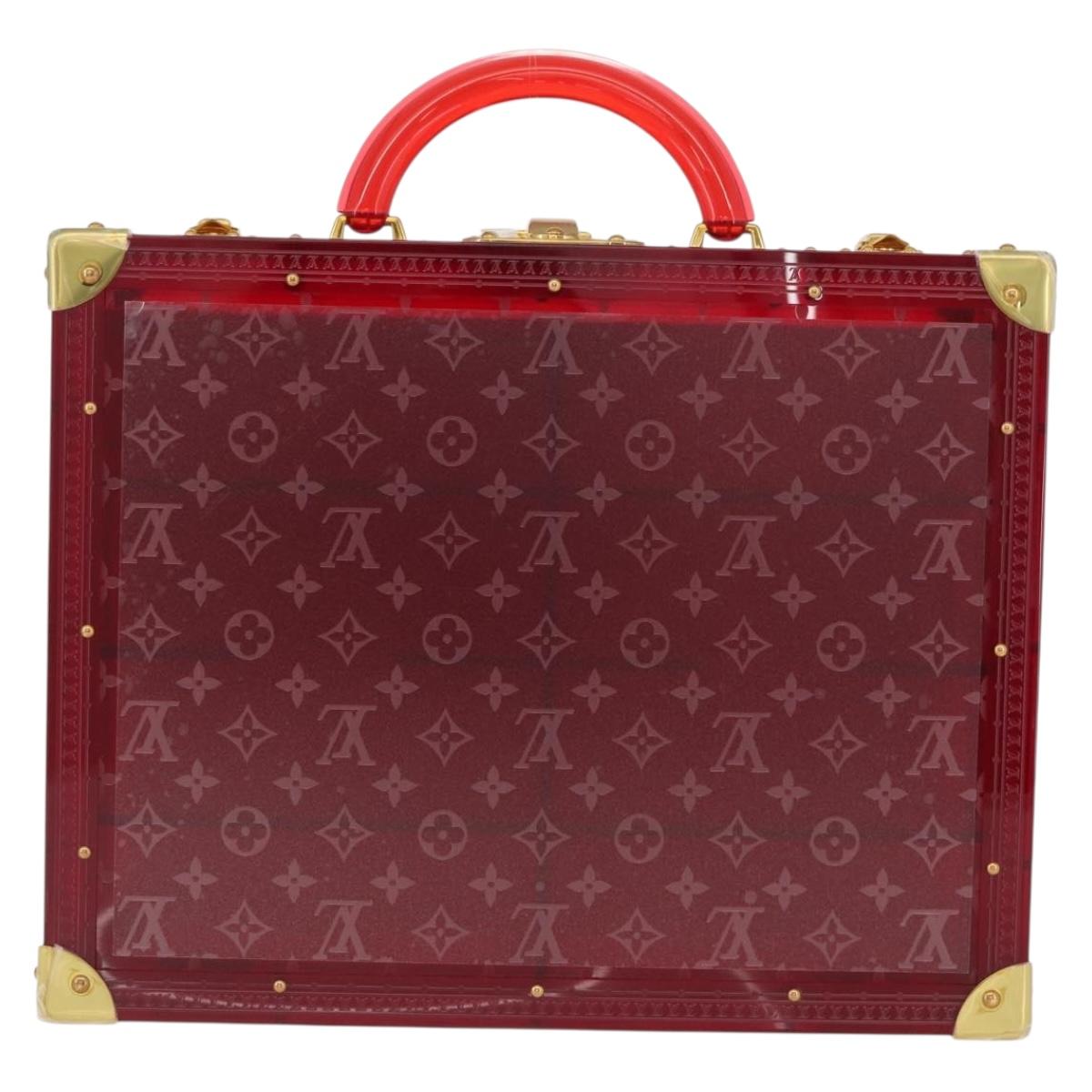 LOUIS VUITTON Monogram See Through Cotoville 40 Trunk Glass M13182