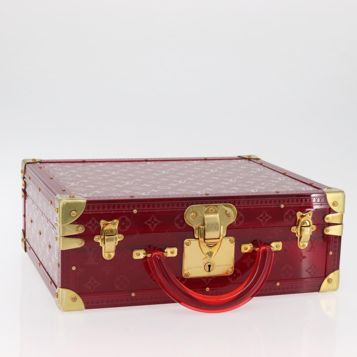 LOUIS VUITTON Monogram See Through Cotoville 40 Trunk Glass M13182