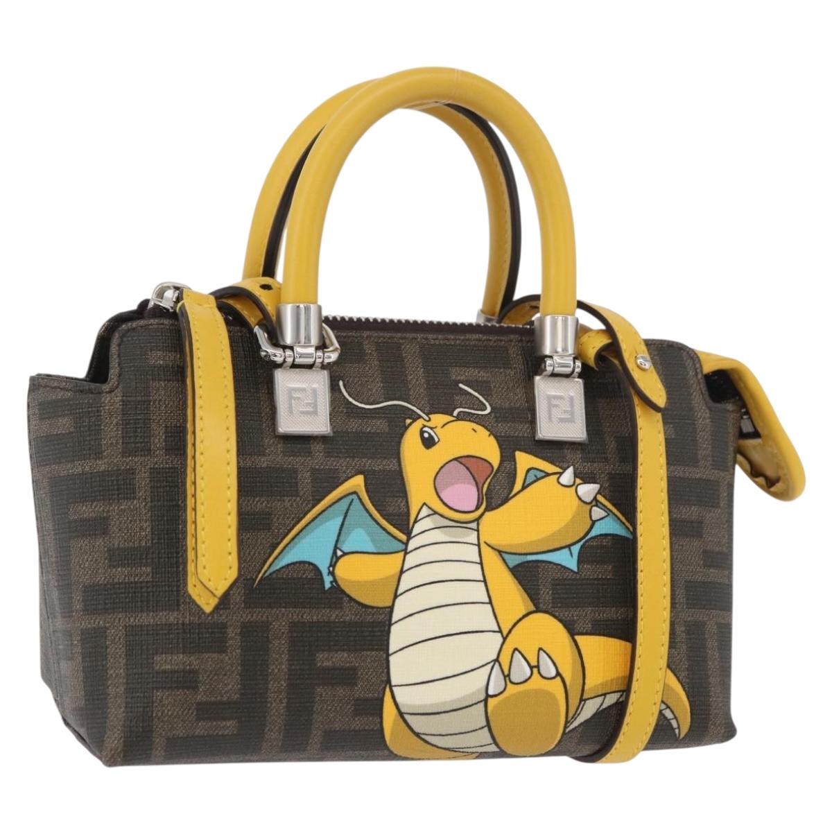 FENDIバッグ Fendi Olive and Brown Reversible Shearling Tote - Foxy Couture Carmel