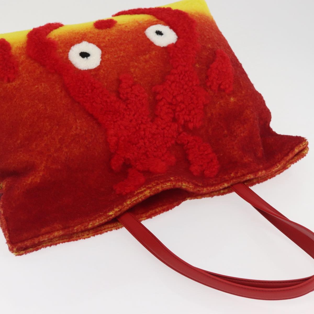 LOEWE × Studio Ghibli Howl's Moving Castle Flamenco Clutch XL Red