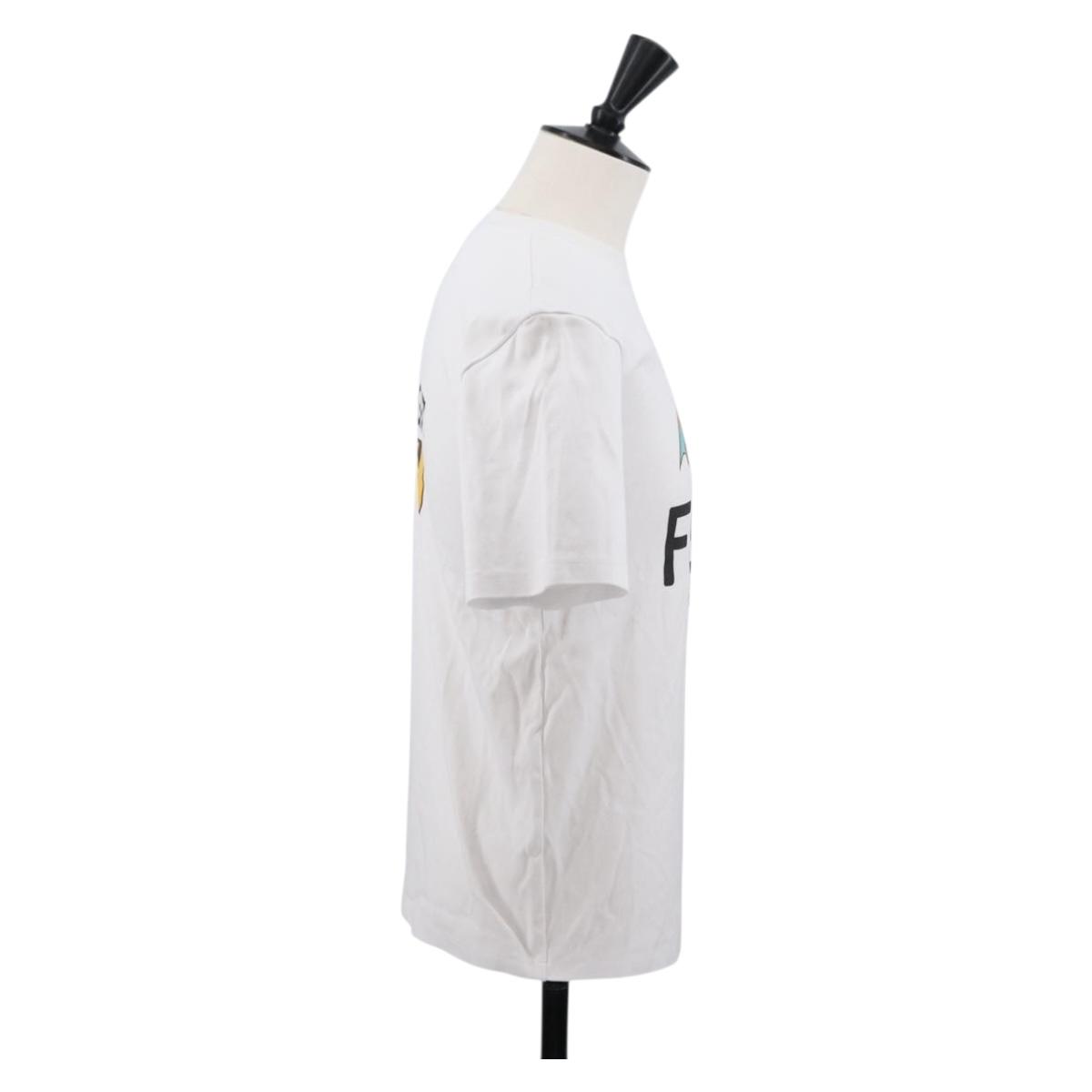 FENDI x FRGMT x POKÉMON Dragonite T Shirt Cotton XXS White Auth