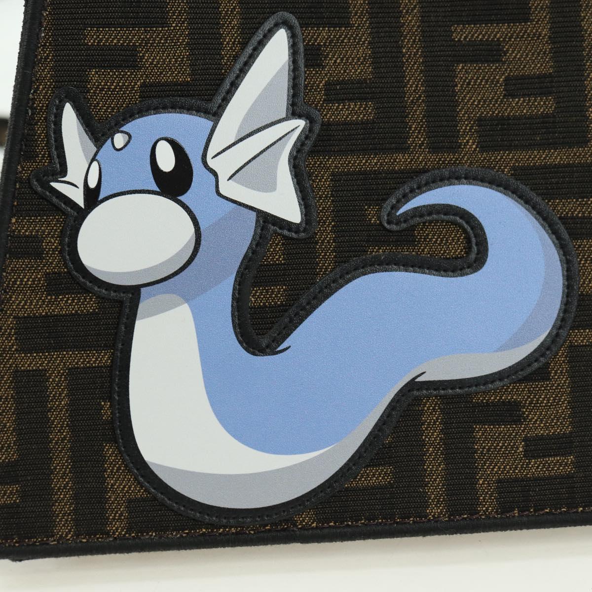 FENDI x FRGMT x POKÉMON Zucca Peek A Boo Dratini Bag 2way Brown