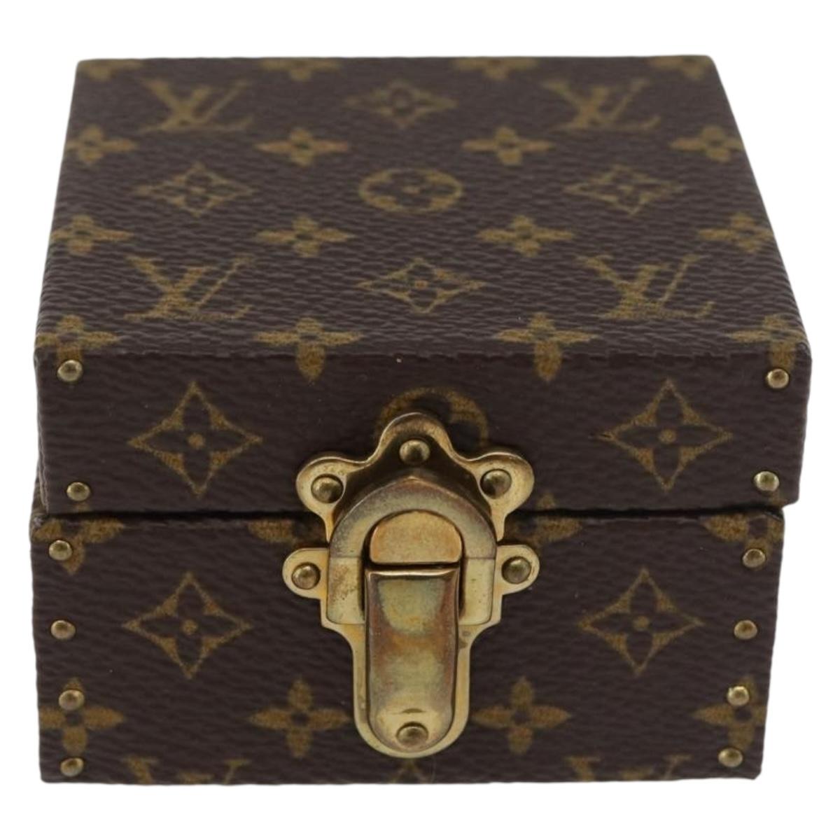 LOUIS VUITTON Monogram Case Eccrine Declaration Jewelry Box M21010