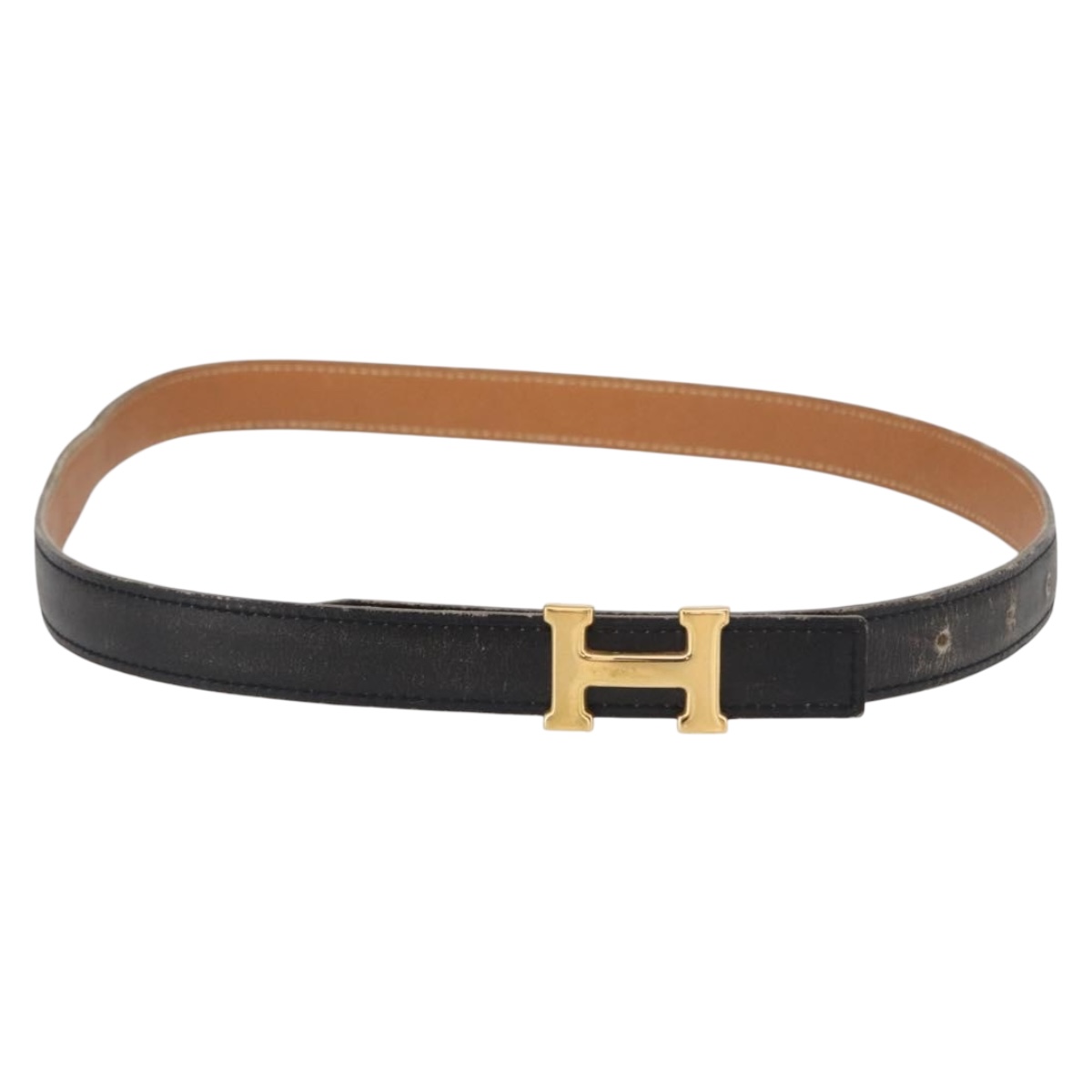HERMES H Constance Reversible Belt Leather 33.1\