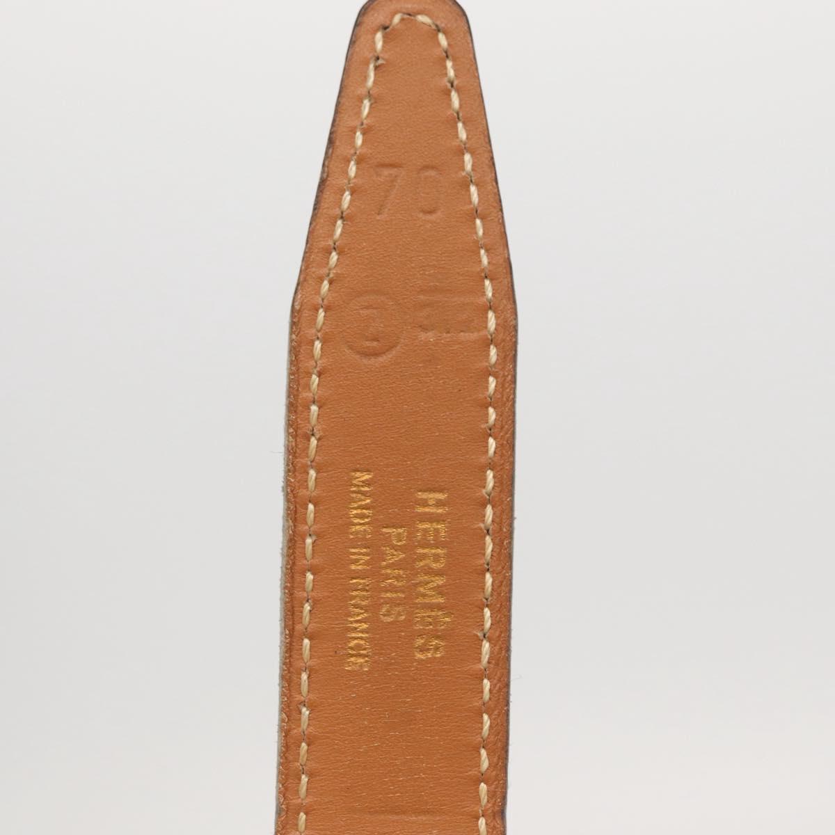 HERMES H Constance Reversible Belt Leather 33.1 display picture 2
