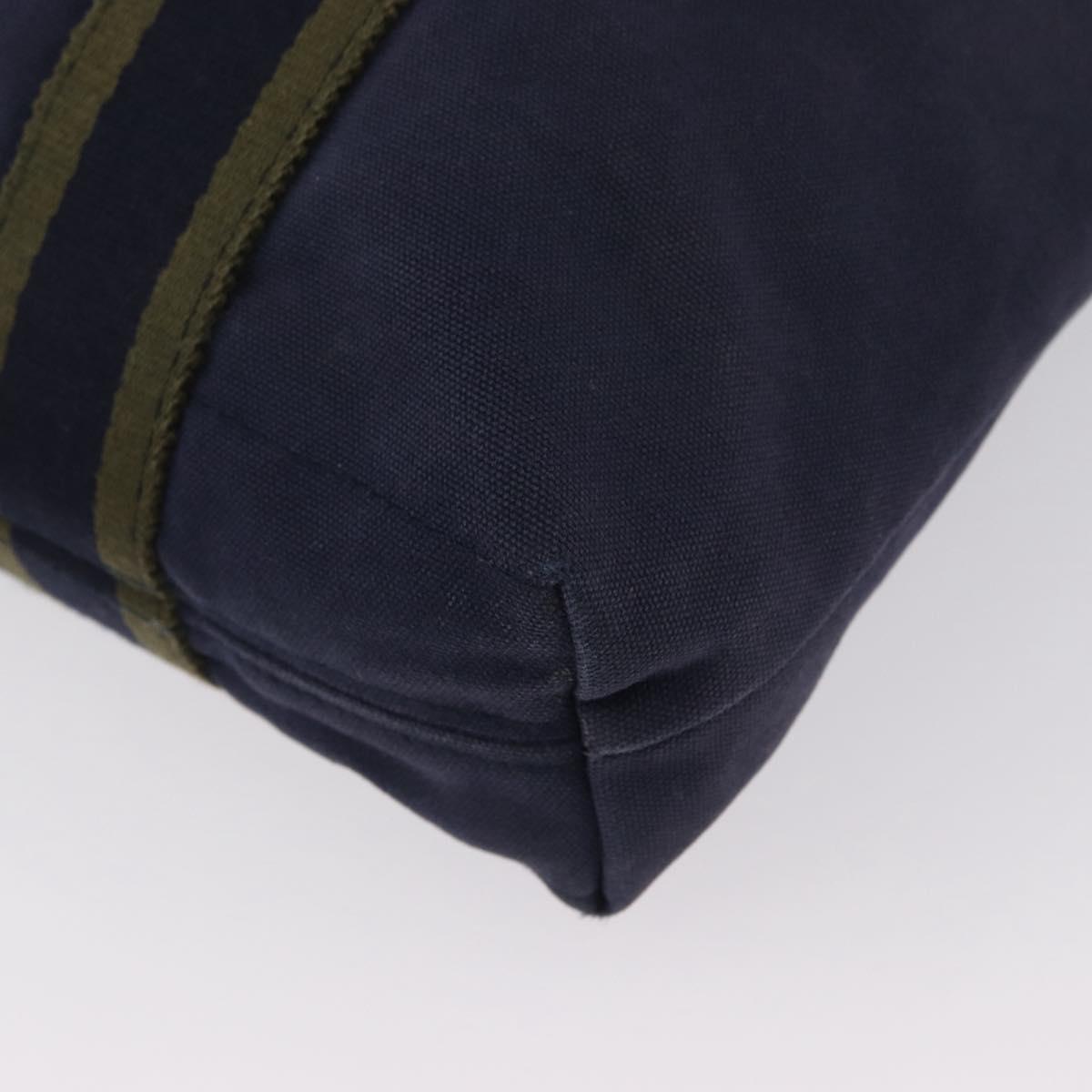 バッグ HERMES Fourre Tout Cabass Hand Bag Canvas Navy Auth 168818 | eBay