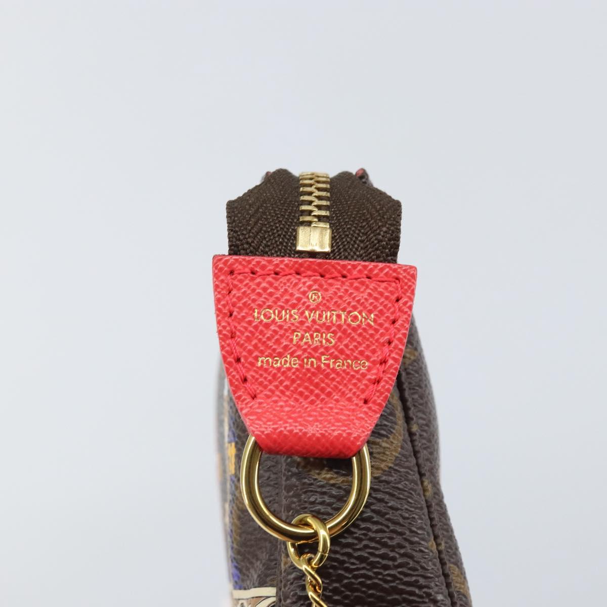 LOUIS VUITTON Monogram Vivienne Mini Pochette Accessoires M80863