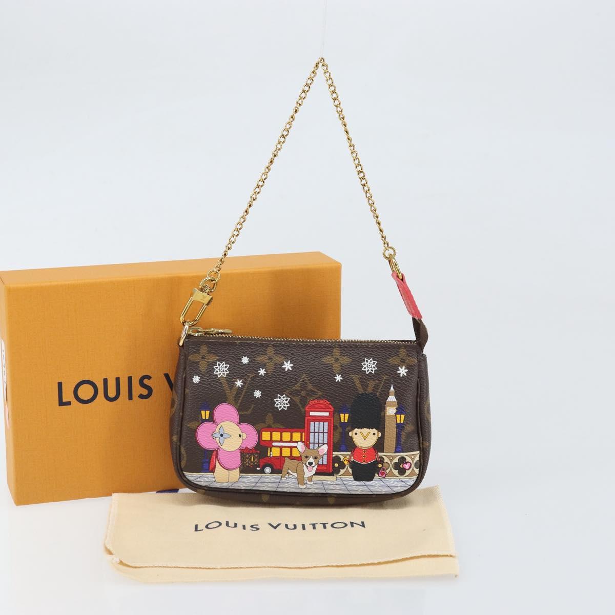 LOUIS VUITTON Monogram Vivienne Mini Pochette Accessoires M80863