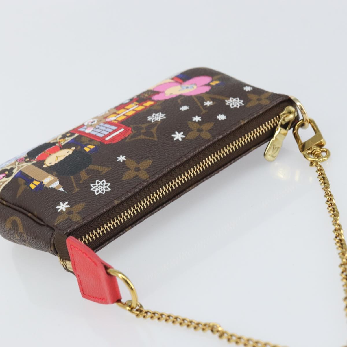 LOUIS VUITTON Monogram Vivienne Mini Pochette Accessoires M80863