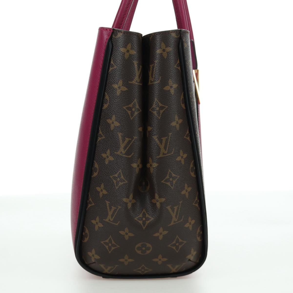 LOUIS VUITTON Monogram Kimono MM Tote Bag Purple M40521 LV Auth