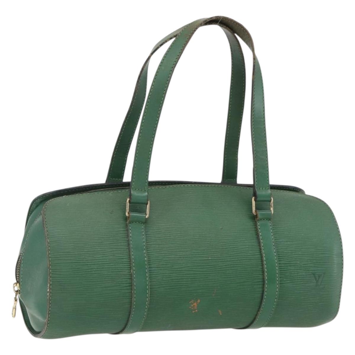 LOUIS VUITTON Epi Soufflot Hand Bag Green M52224 LV Auth 170774 | eBay