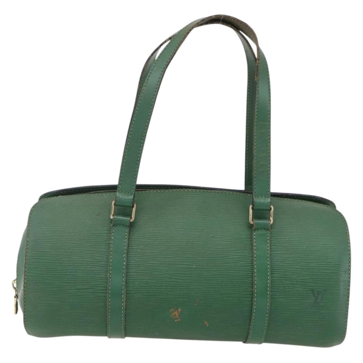 LOUIS VUITTON Epi Soufflot Hand Bag Green M52224 LV Auth 170774 | eBay