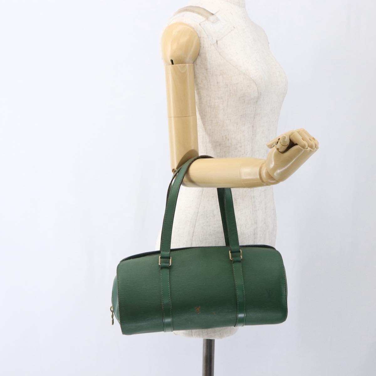 Louis Vuitton Epi Green ハンドバッグ LOUIS VUITTON Epi Soufflot Hand Bag Green M52224 LV Auth 170774 | eBay