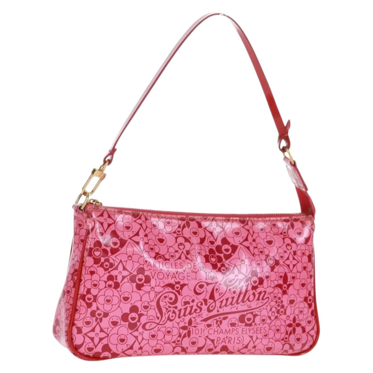 LOUIS VUITTON Cosmic Blossom Pochette Accessoires Pouch Pink