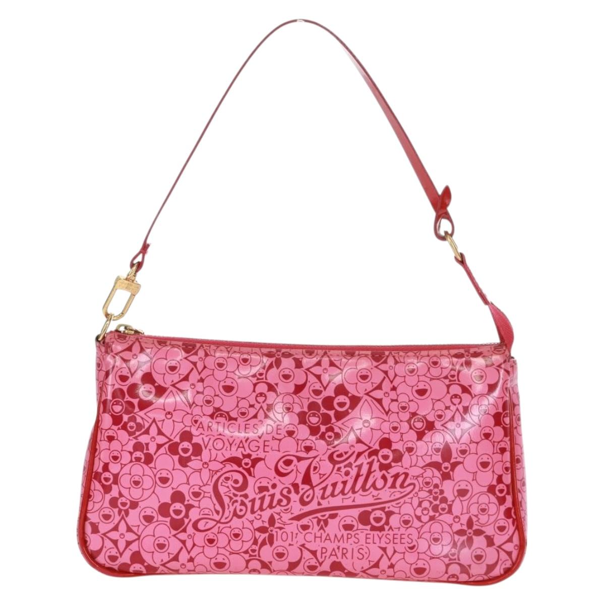 LOUIS VUITTON Cosmic Blossom Pochette Accessoires Pouch Pink