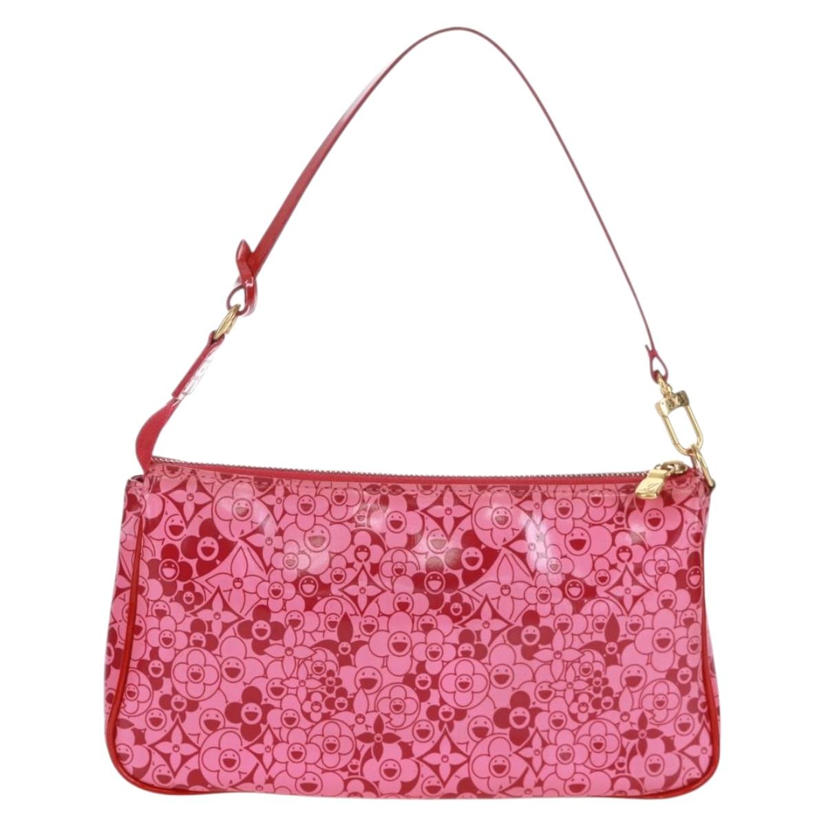 LOUIS VUITTON Cosmic Blossom Pochette Accessoires Pouch Pink
