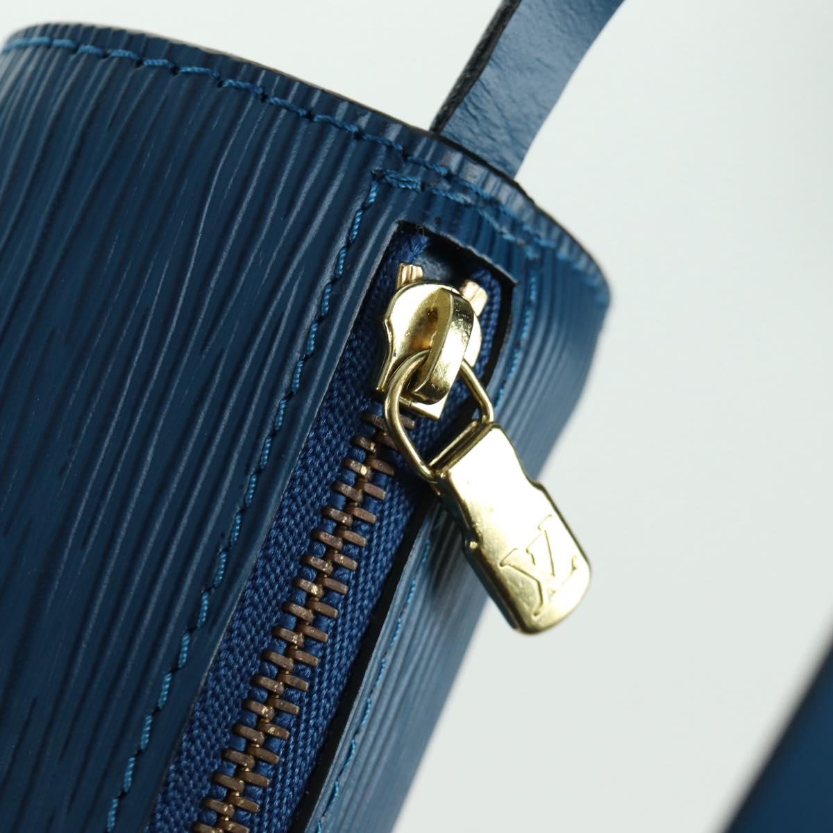 LOUIS VUITTON Epi Soufflot Hand Bag Blue M52225 LV Auth 171029A | eBay
