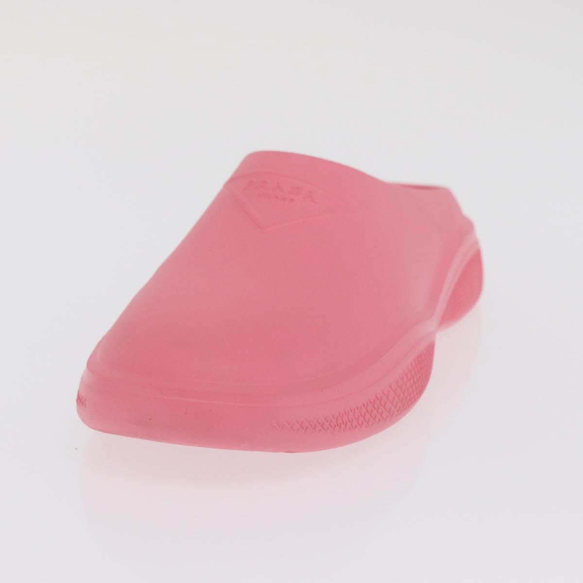 PRADA Slide Sandals Rubber Pink Auth 171405V | eBay