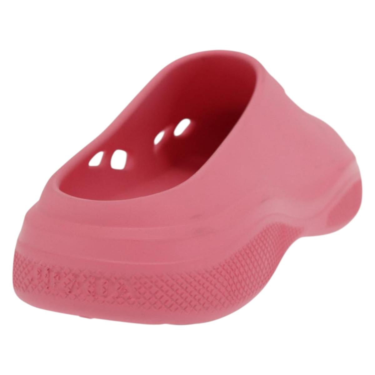 PRADA Slide Sandals Rubber Pink Auth 171405V | eBay