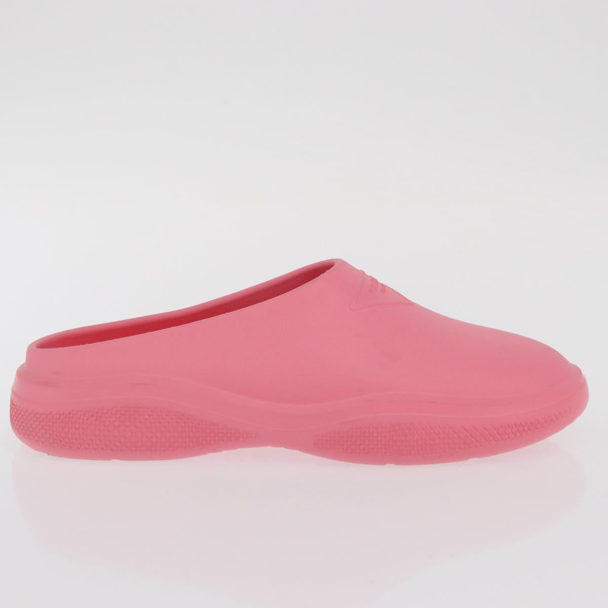 PRADA Slide Sandals Rubber Pink Auth 171405V | eBay
