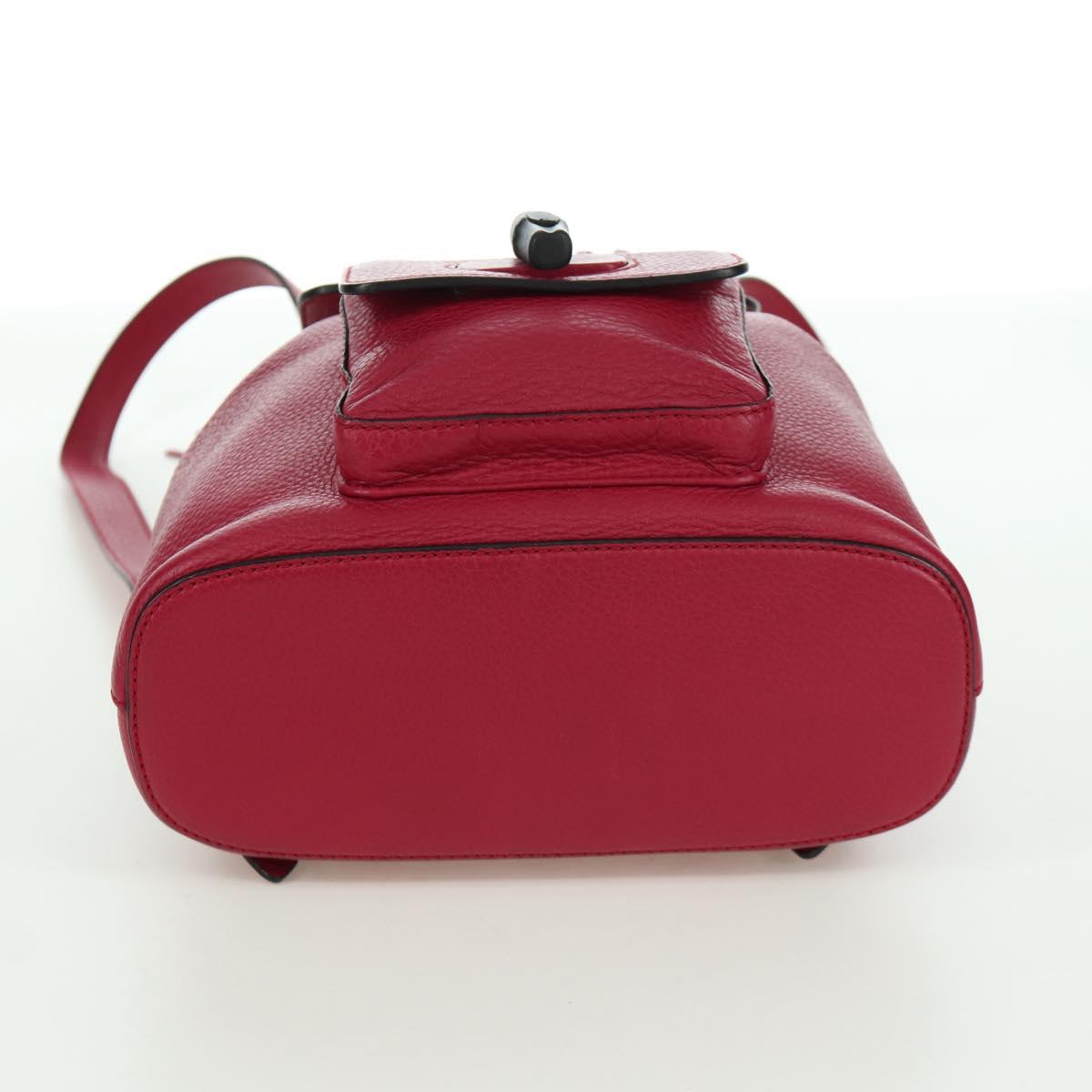 GUCCI Bamboo Backpack Leather Pink Silver 387149 Auth  display picture 3