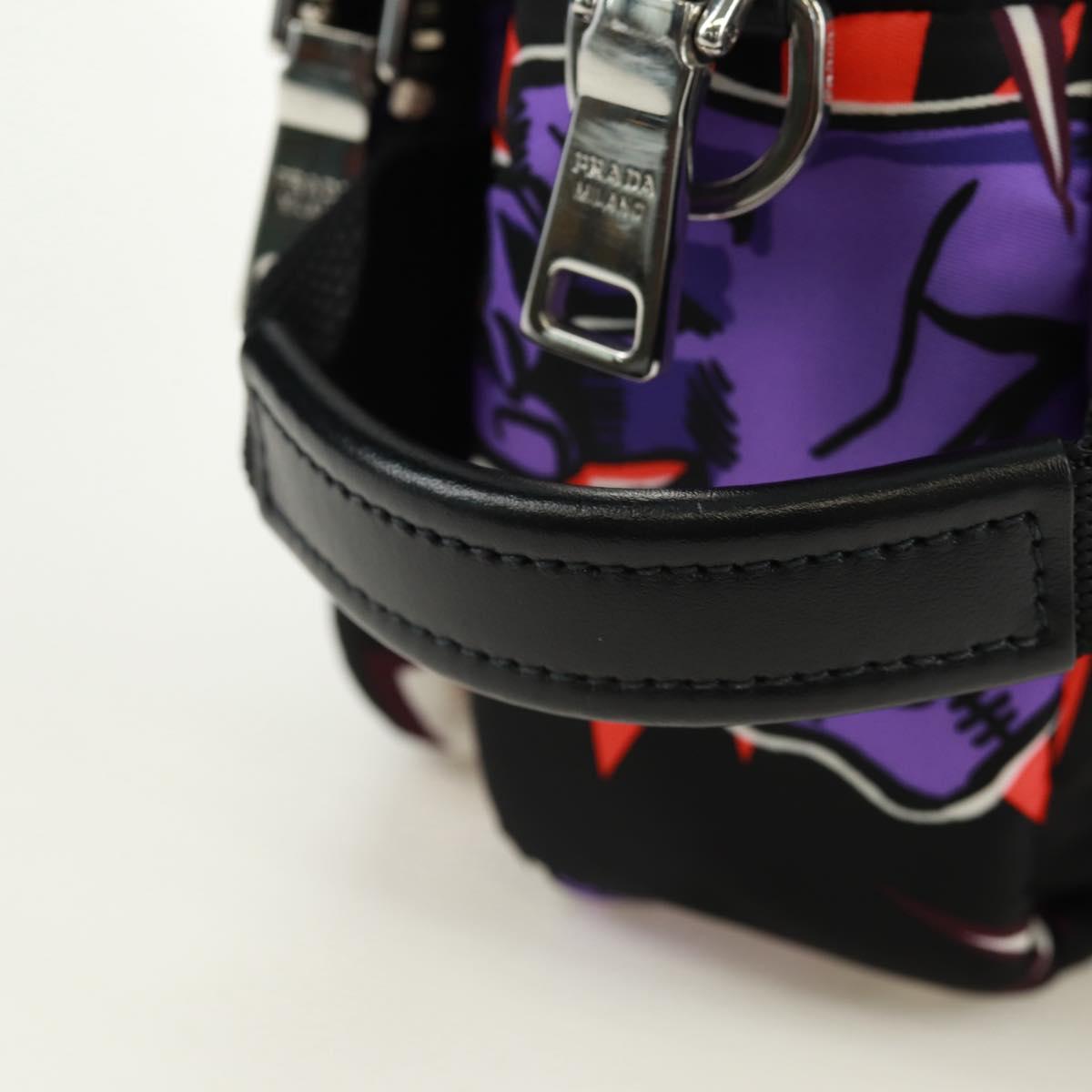 PRADA Universal Studio Collaboration Frankenstein Bag Nylon Purple