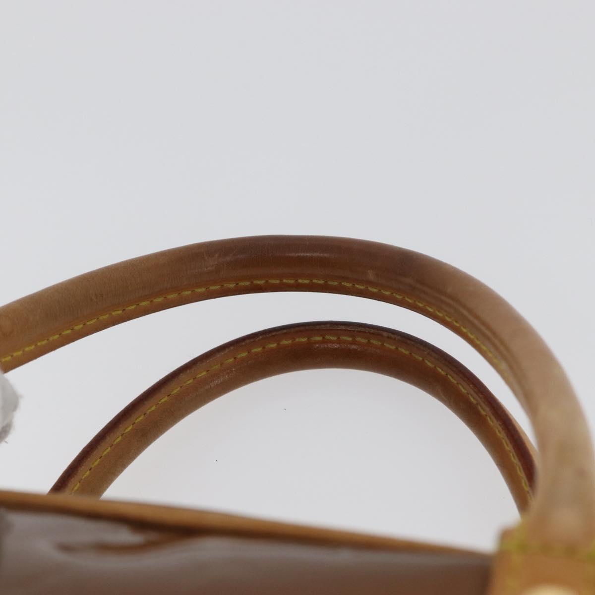 LOUIS VUITTON Monogram Vernis Tompkins Square Bag Bronze M91103 LV