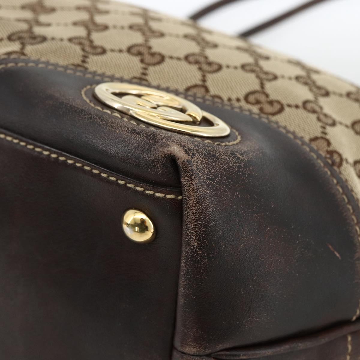 GUCCI GGキャンバス トートバッグ アビー ブラウン GUCCI(グッチ GUCCI GGキャンバス トートバッグ アビー ブラウン GUCCI(グッチ