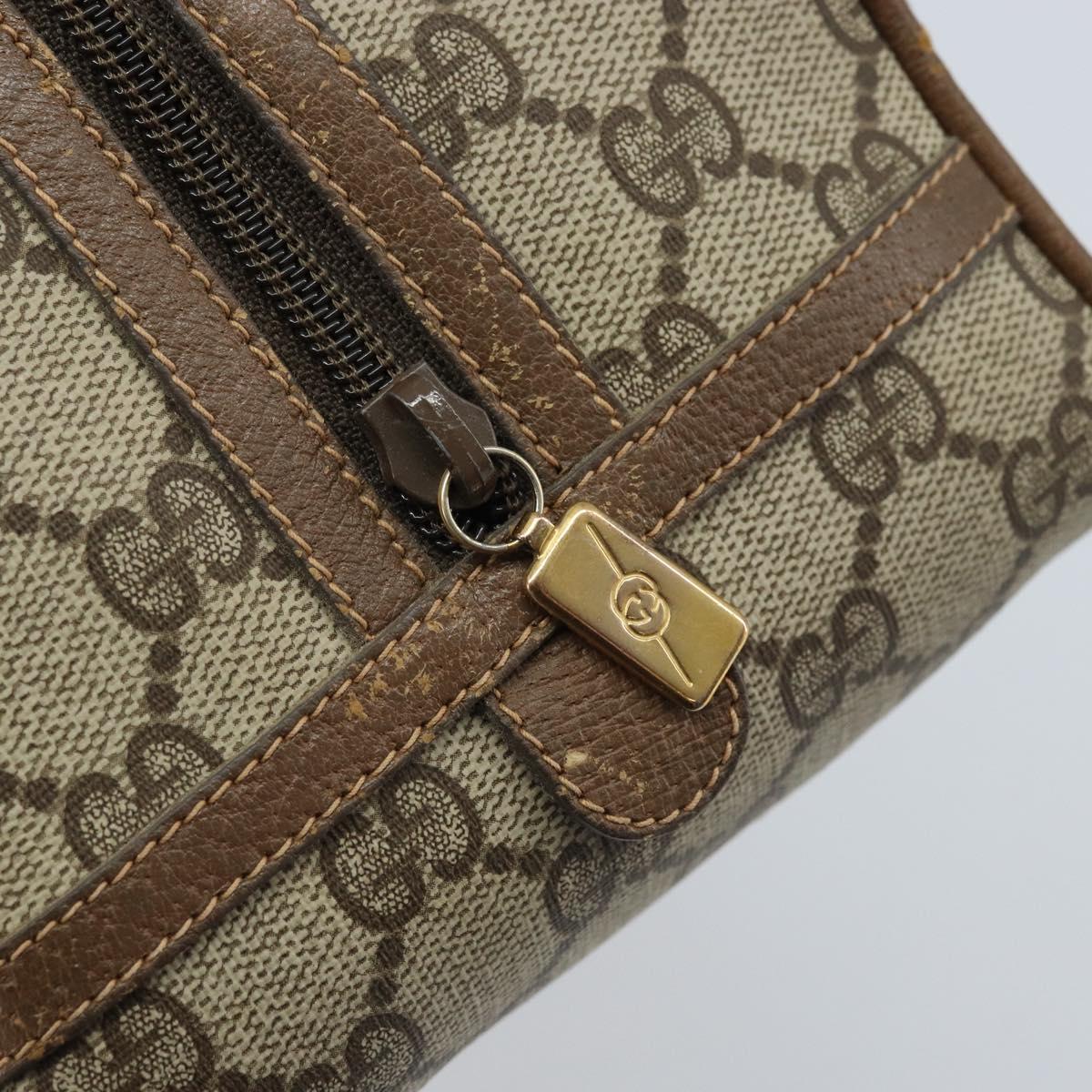 専用セット GUCCI GG Supreme Hand Bag PVC Beige Gold Auth 173885 | eBay